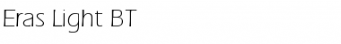 Download Eras Lt BT Light Font Title Preview