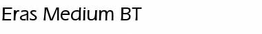 Download Eras Md BT Medium Font Title Preview