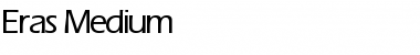 Download Eras-Medium Regular Font Title Preview