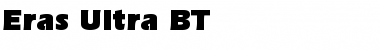 Download Eras Ult BT Ultra Font Title Preview