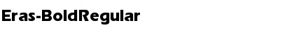 Download Eras-Bold Regular Font Title Preview