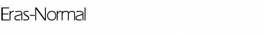 Download Eras-Normal Regular Font Title Preview