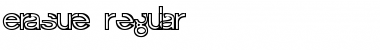 Download Erasure Regular Font Title Preview