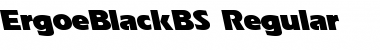 Download ErgoeBlackBS Regular Font Title Preview