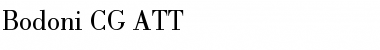 Download Bodoni CG ATT Regular Font Title Preview