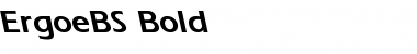 Download ErgoeBS Bold Font Title Preview