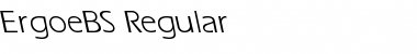 Download ErgoeBS Regular Font Title Preview