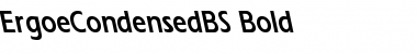 Download ErgoeCondensedBS Bold Font Title Preview