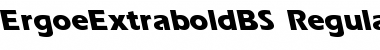 Download ErgoeExtraboldBS Regular Font Title Preview