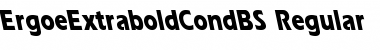 Download ErgoeExtraboldCondBS Regular Font Title Preview