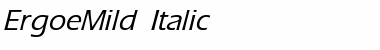 Download ErgoeMild Italic Font Title Preview