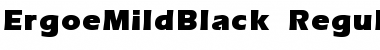 Download ErgoeMildBlack Regular Font Title Preview
