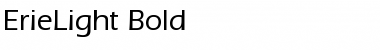 Download ErieLight Bold Font Title Preview