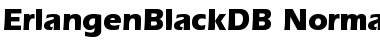 Download ErlangenBlackDB Normal Font Title Preview