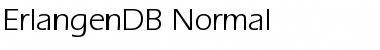 Download ErlangenDB Normal Font Title Preview