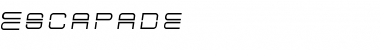 Download Escapade Regular Font Title Preview