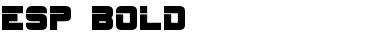 Download ESP_Bold Regular Font Title Preview