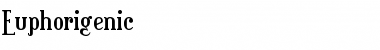 Download Euphorigenic Regular Font Title Preview