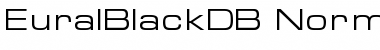 Download EuralBlackDB Normal Font Title Preview