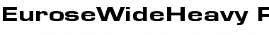 Download EuroseWideHeavy Regular Font Title Preview