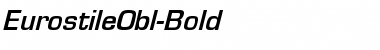 Download EurostileObl-Bold Regular Font Title Preview