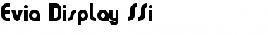 Download Evia Display SSi Regular Font Title Preview