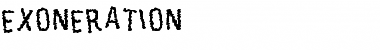 Download Exoneration Regular Font Title Preview
