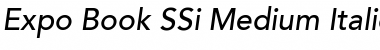 Download Expo Book SSi Medium Italic Font Title Preview