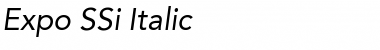 Download Expo SSi Italic Font Title Preview