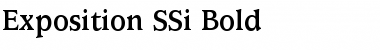 Download Exposition SSi Bold Font Title Preview