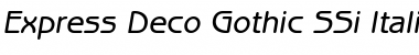 Download Express Deco Gothic SSi Italic Font Title Preview
