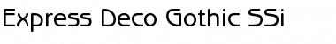 Download Express Deco Gothic SSi Regular Font Title Preview