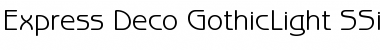 Download Express Deco GothicLight SSi Book Font Title Preview