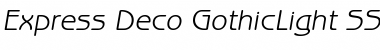 Download Express Deco GothicLight SSi Normal Font Title Preview