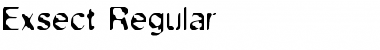 Download Exsect Regular Font Title Preview