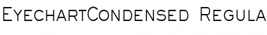 Download EyechartCondensed Regular Font Title Preview