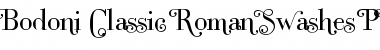 Download Bodoni Classic Swashes Roman Font Title Preview