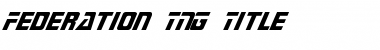 Download Federation Regular Font Title Preview