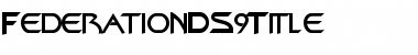 Download Federation Regular Font Title Preview