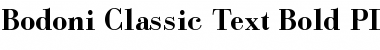 Download Bodoni Classic Text Bold Font Title Preview