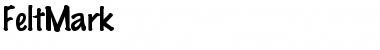 Download FeltMark Regular Font Title Preview
