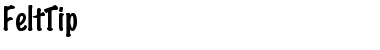 Download FeltTip Regular Font Title Preview