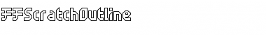 Download FFScratchOutline Regular Font Title Preview