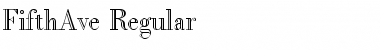 Download FifthAve Regular Font Title Preview