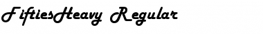 Download FiftiesHeavy normal Font Title Preview