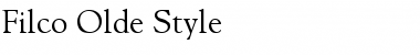 Download Filco Olde Style Regular Font Title Preview