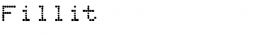 Download Fillit Regular Font Title Preview