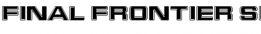 Download Final Frontier Shipside Regular Font Title Preview