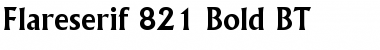 Download Flareserif821 Lt BT Bold Font Title Preview