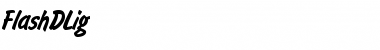 Download FlashDLig Regular Font Title Preview